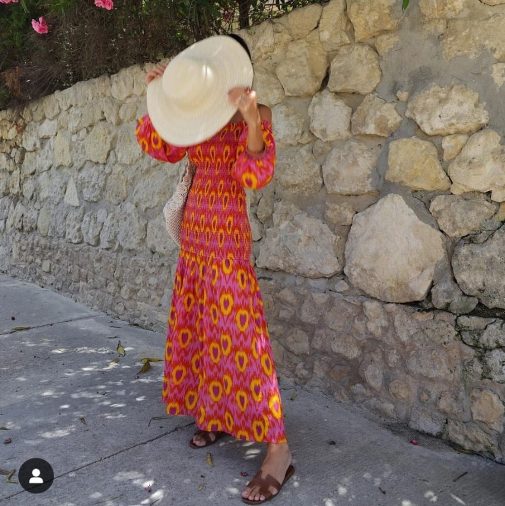 ZARA * BOHO PRINTED MIDI DRESS - Picture 12 of 16